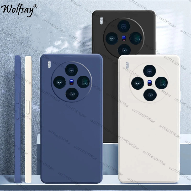 สําหรับ Vivo X300 กรณีกันกระแทก Soft TPU Original ซิลิโคนเหลวด้านหลังสําหรับ Vivo X300 Pro สําหรับ V