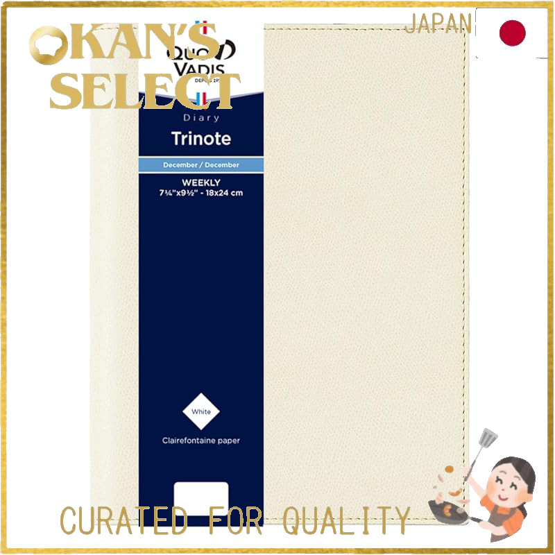 Quo Vadis 2026 Planner Diary - Trinote/Club (Weekly Vertical, Starts December 2025, B5 Variant 18x24