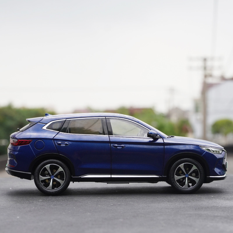 1: 18 โรงงานเดิม PLUS Song PLUS DM-i BYD เพลง 2022 รถรุ่นโลหะผสมจําลองรถรุ่น