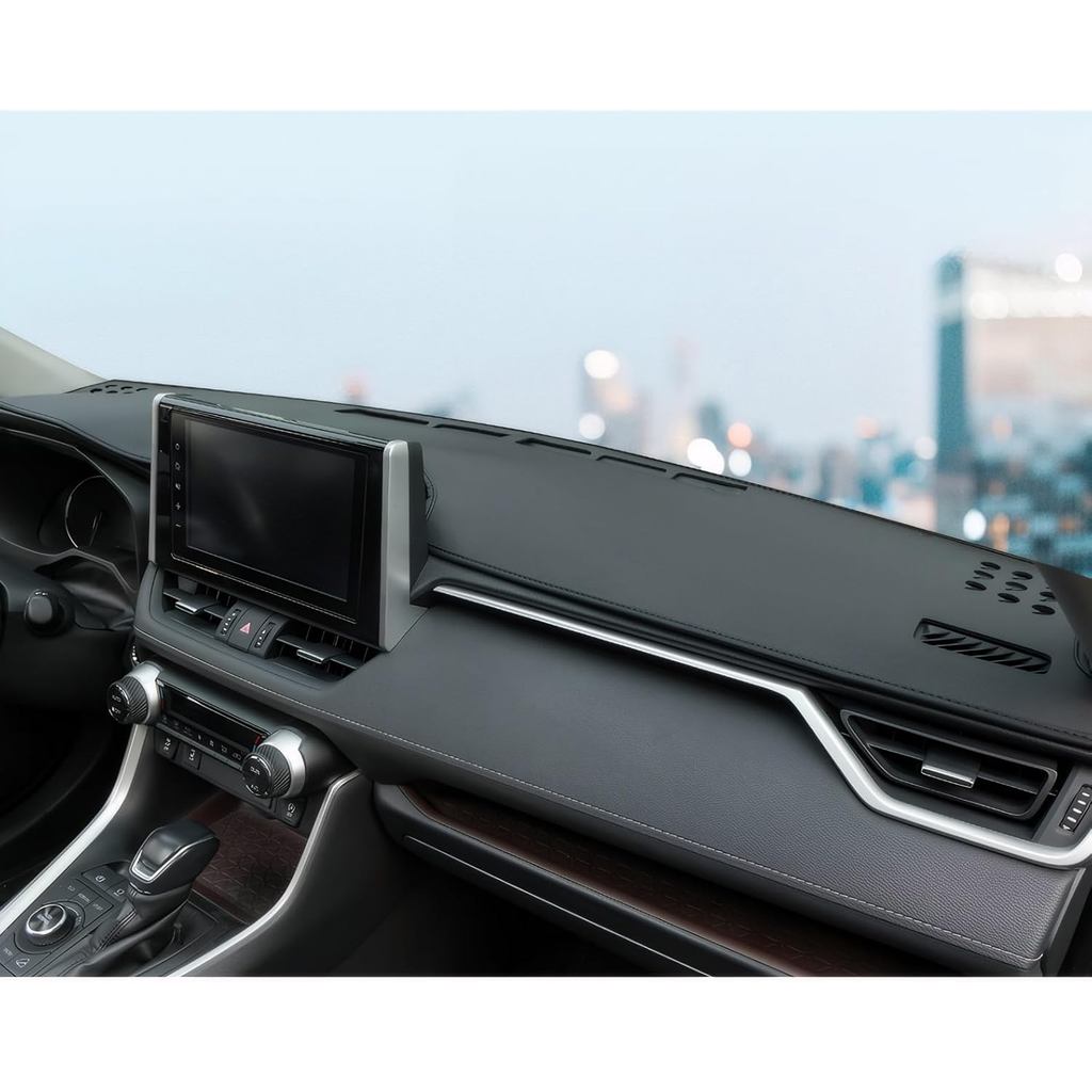 ฝาครอบแดชบอร์ด Fit สําหรับ Toyota RAV4 2025 2024 2023 Dash Mat สําหรับ RAV4 2025 อุปกรณ์เสริมขอบหนัง