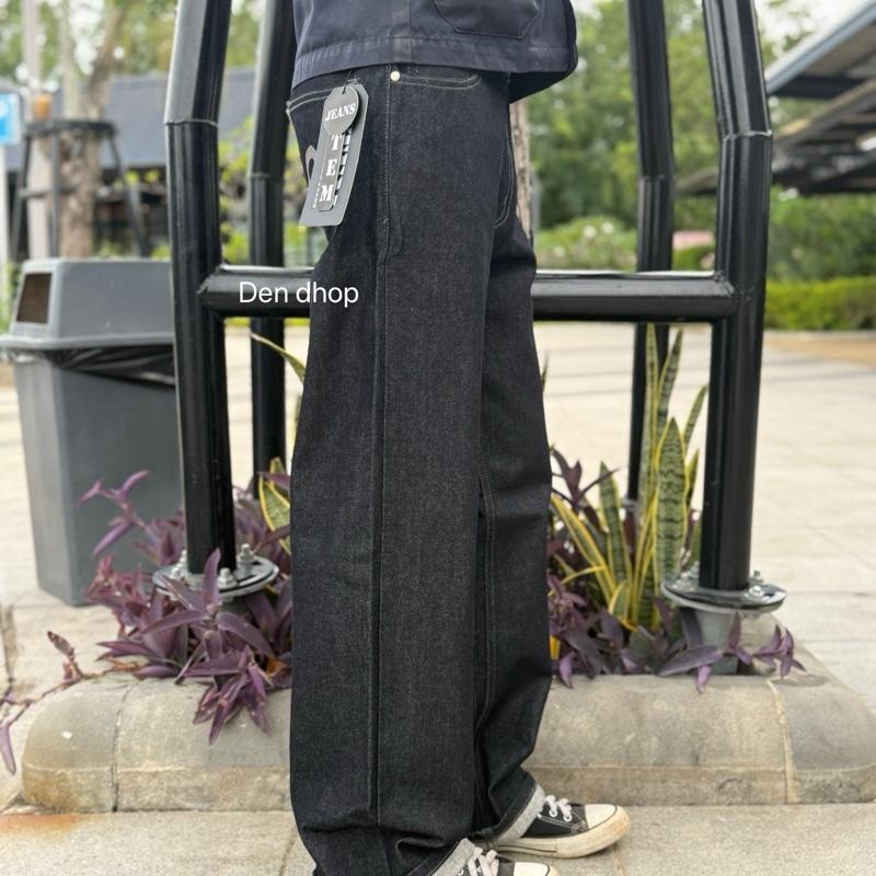 กางเกงยีนส์ ไอเท่ม รหัส002Item(แท้)งานปักกระเป๋าหลัง สีมิทไนท์ด้ายเทาแถมป้ายผู้ชาย ยีนส์