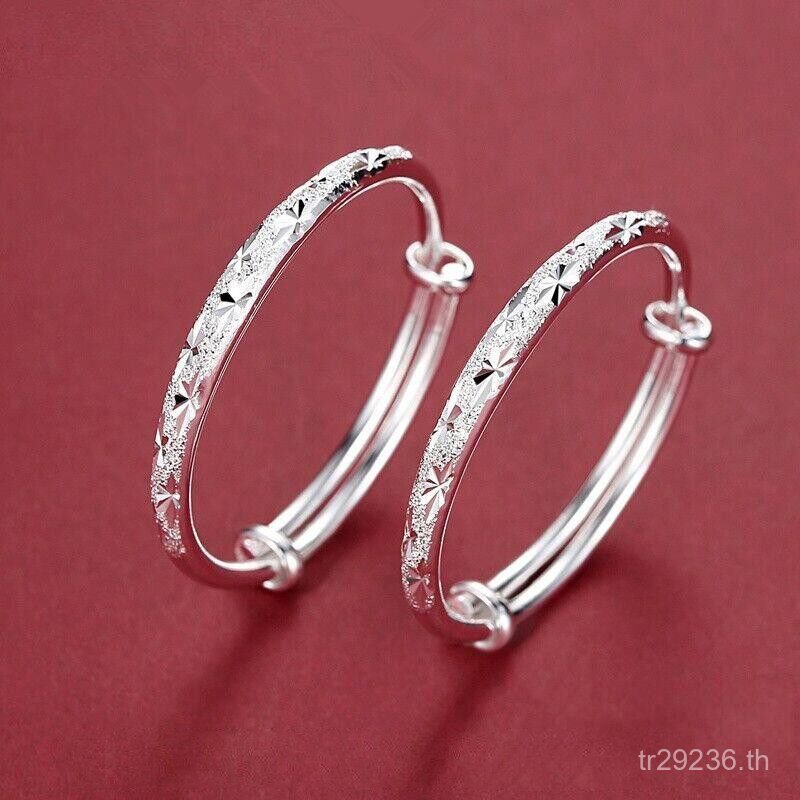 สร้อยข้อมือเงินแท้ ลายพระจันทร์เต็มดวง สไตล์ชาติพันธุ์ สำหรับทารก Yipso 999 ขายส่ง KS8