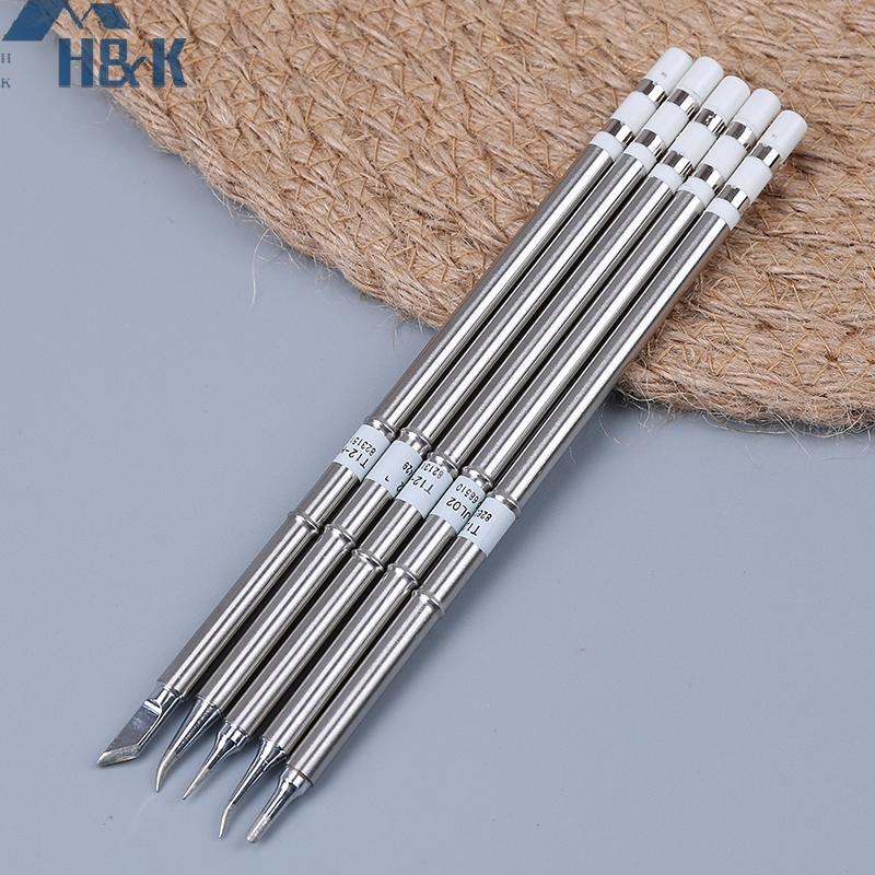 [H&K Oct] T12 BC2/J02/JL02/KR/ILS ปลายหัวแร้งสําหรับสถานีบัดกรีการทํางาน {th}