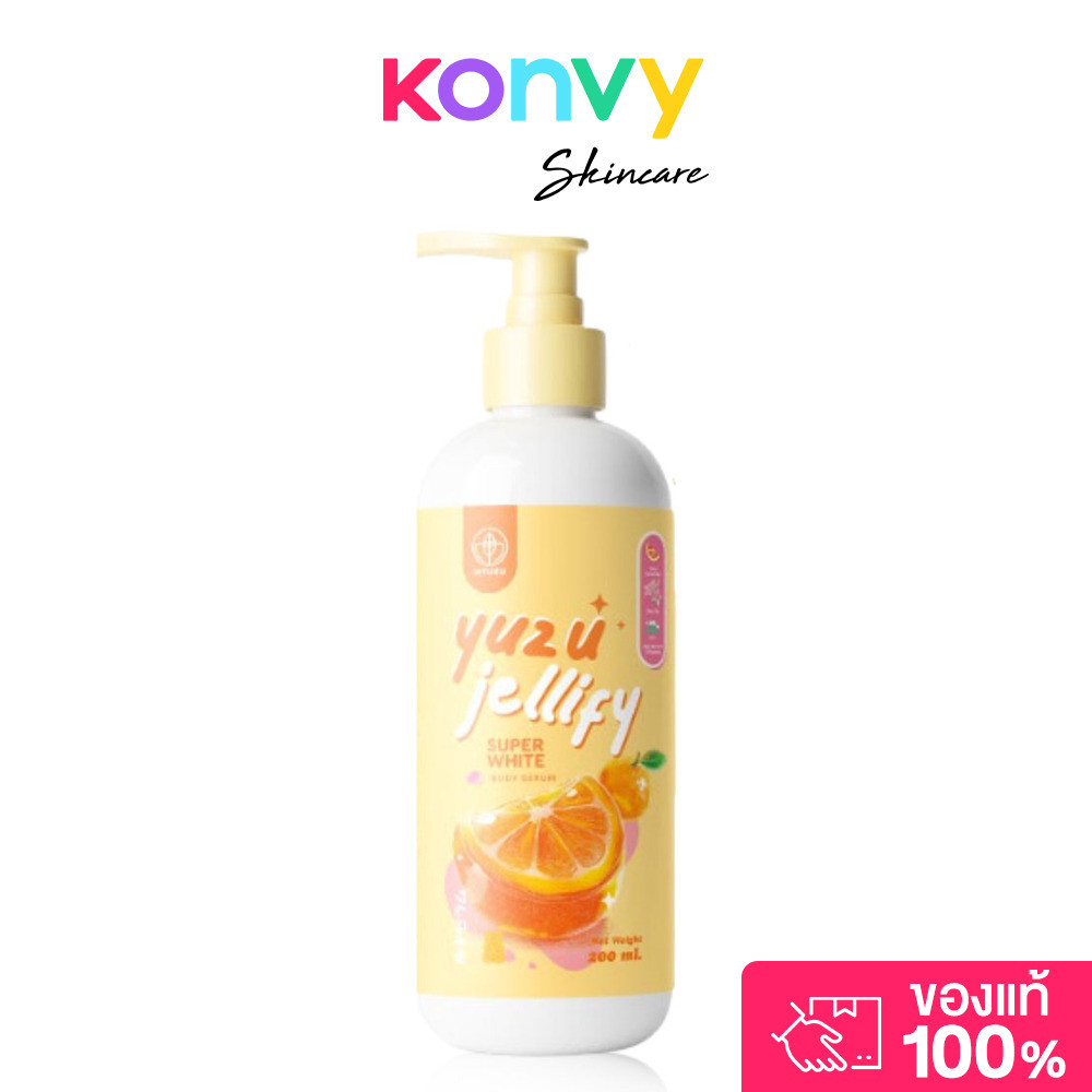 Myuzu Yuzu Jellify Super White Body Serum 200ml มิวซุ เซรั่มบำรุงผิวกาย.