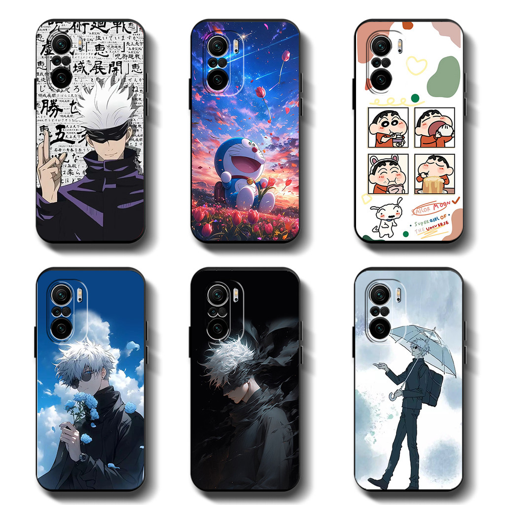 ปลอกอ่อนสีดําสําหรับ Xiaomi poco F3 redmi k40 redmi k40 pro Anti-Scratch กล้องป้องกันกรณี UV สีออกแบบ TPU กรณีเต็มรูปแบบยางซิลิโคนกันกระแทกเคสโทรศัพท์