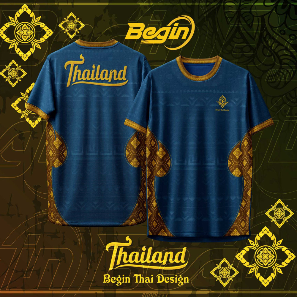 เสื้อกีฬาดีไซน์ไทย B2K