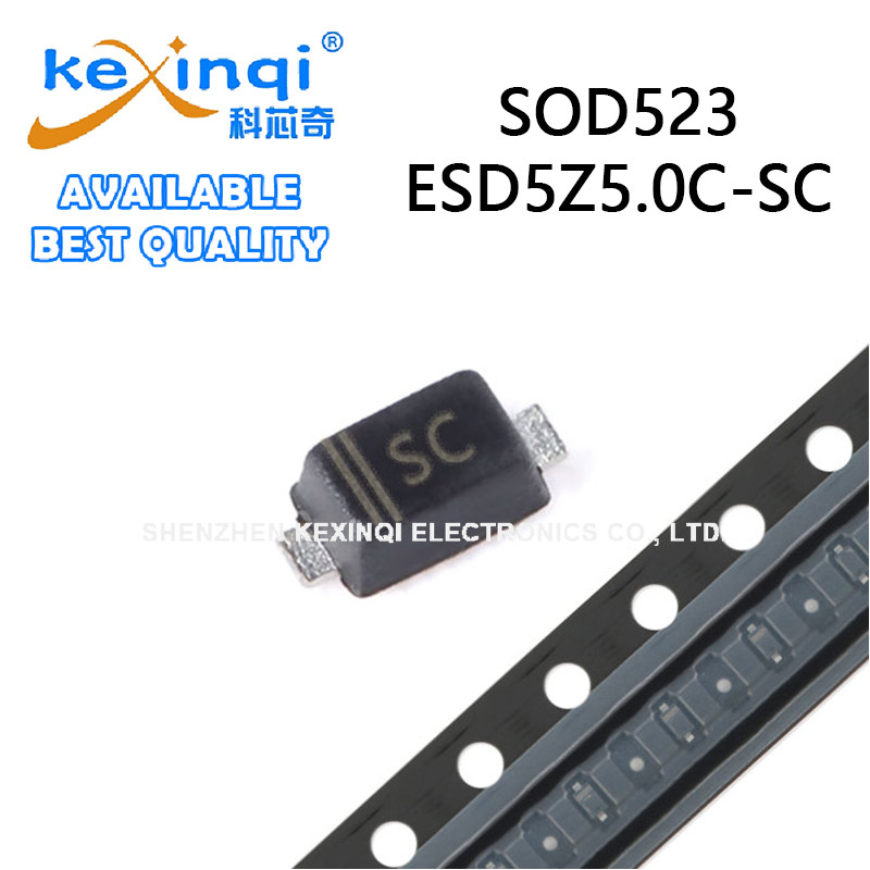 (10-50 ชิ้น) ESD5Z5.0C SC SOD523 SMD ไดโอดการกู้คืนอย่างรวดเร็ว