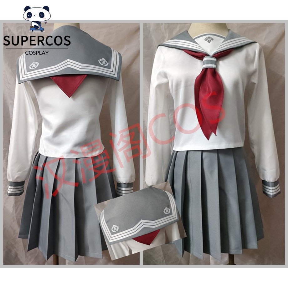 ชุดคอสเพลย์ Shizue Hinako จากเกม Silent Hill F แบบJKสีขาวชมพู พร้อมใช้งานในงานปาร์ตี้HALOWEEN