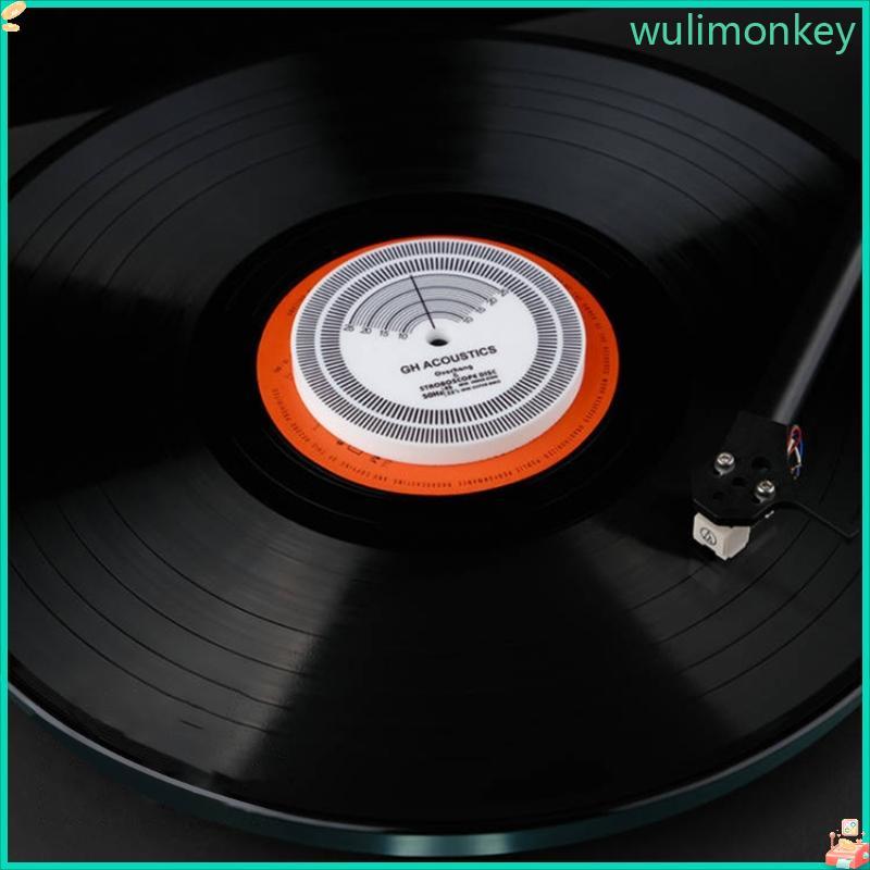 ความแม่นยํา WU สําหรับ LP Vinyl Phono Speed Test Disks สําหรับบันทึกสําหรับการสอบเทียบศีรษะ