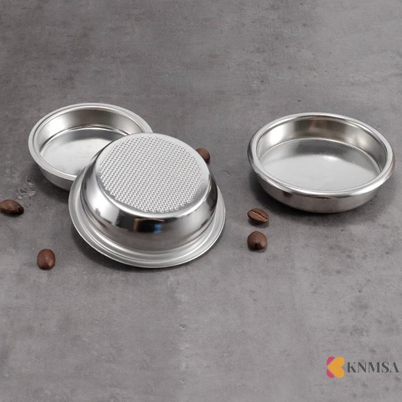 KNMSA] 51/54/58MM ตะกร้ากรองกาแฟเปลี่ยนสแตนเลส Bottomless Portafilter Espresso Filter อุปกรณ์เสริม B