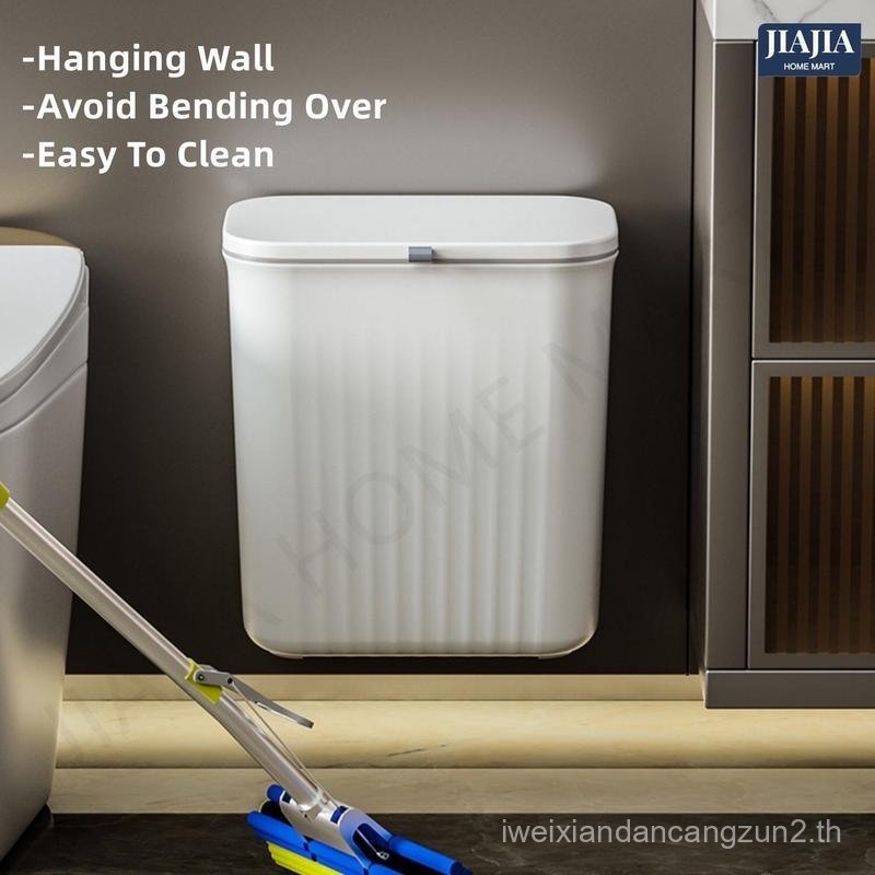 Bathroom Kitchen Hanging Trash Bin Rubbish Bin Waste bin dustbin with lid