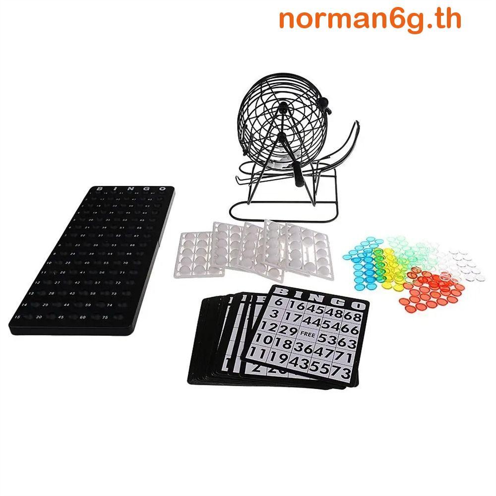 อันดอร์แมน บิงโก|พร้อม 75 Ball 18 Card Bingo Game Cage, Holiday กิจกรรม 150 Token Markers Entertainm