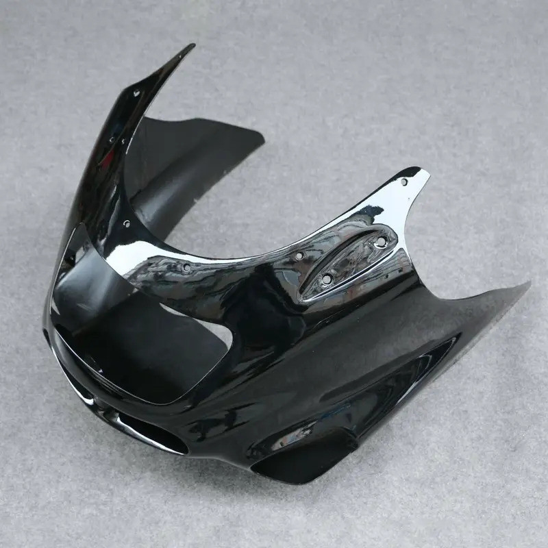 Fit สําหรับ Kawasaki ZZR1100 D ZZR1100D ZX11 1993 - 2001 ABS ด้านหน้า Upper Fairing ไฟหน้า Cowl จมูก