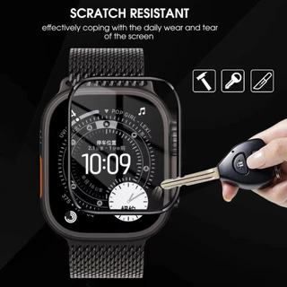 ฟิล์มกระจกนิรภัย ฟิล์มป้องกันหน้าจอ for IWatch Apple Watch Ultra/SE 3 2 Series 11 10 9 8 7 6 49 46 45 41 44 40 42 38 มม