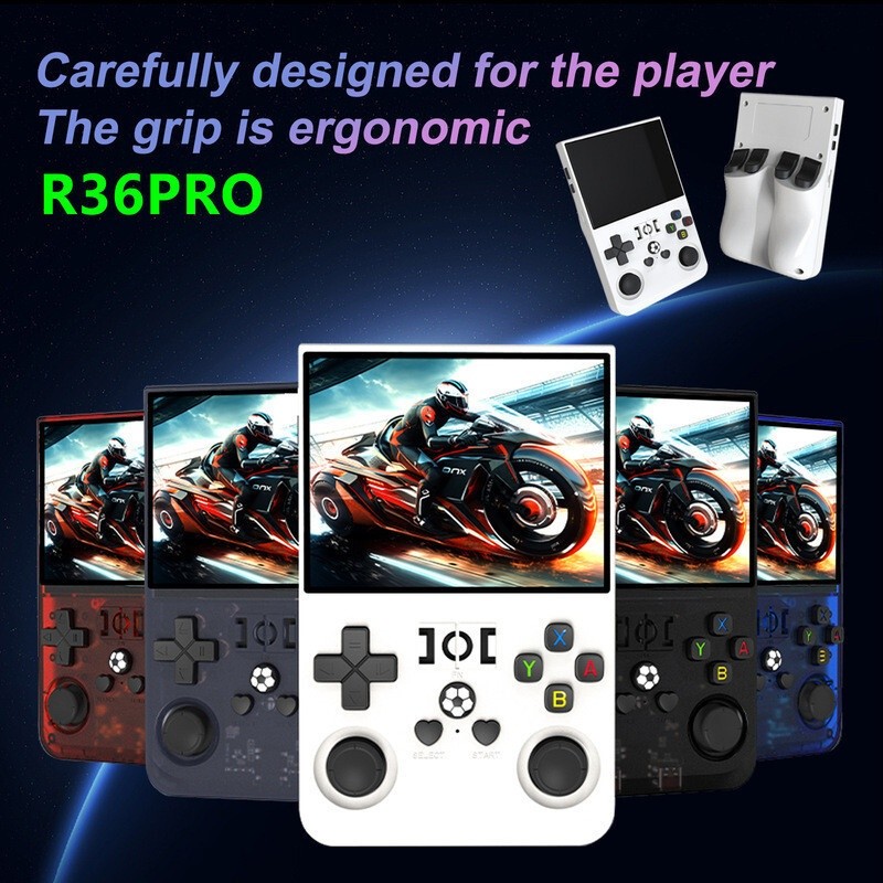 R36 PRO game console retro game console 64GB128GB electronic game portable game console rechargeable