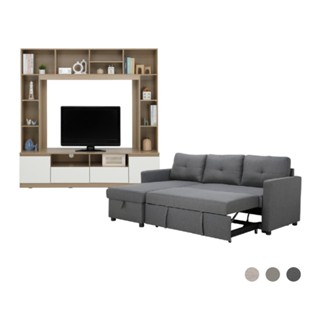 Furinbox โซฟาเบด L-shape และชุดโฮมเอ็นเตอร์เทนเมนท์ ขนาด 180…