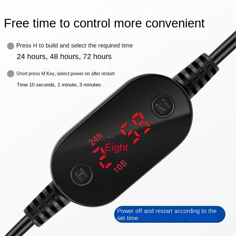 Router Timing Restart Controller Light Cat ปิดอัตโนมัติ Restarter WIFI สวิทช์รีเซ็ต Resart Line