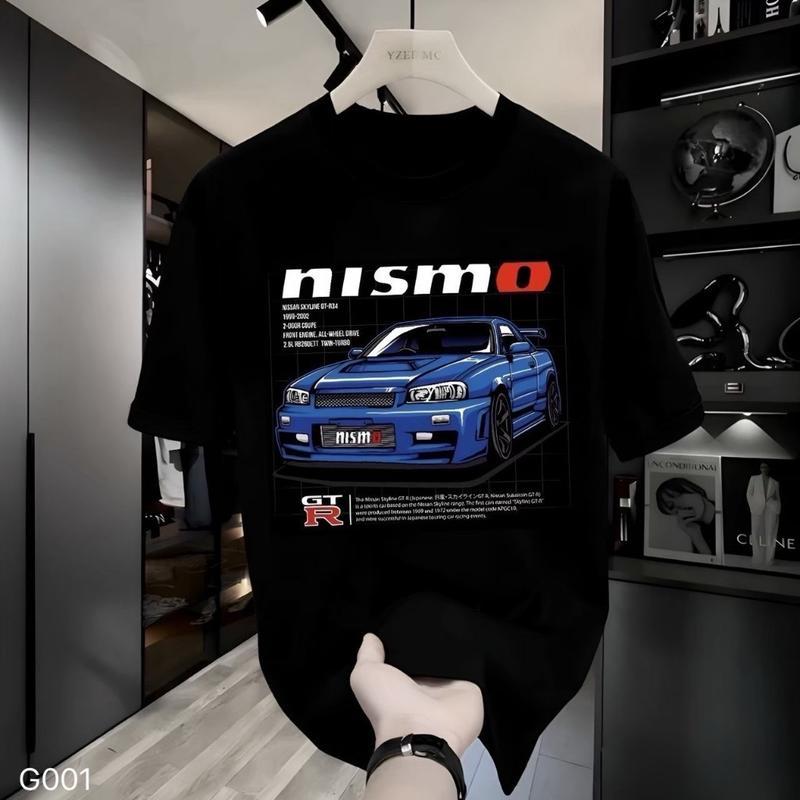 [เสื้อยืดคุณภาพสูง]  เสื้อยืด Horizon studio  เสื้อยืดคอกลม ผ้าคอตตอน สกรีนลาย Oversize เสื้อยืด แขน