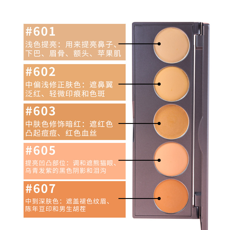 Cheng Shian CINEMA SECRETS Hollywood Secret คอนซีลเลอร์ Palette Cover Dark Circles รอยสิว กระคอนซีลเ