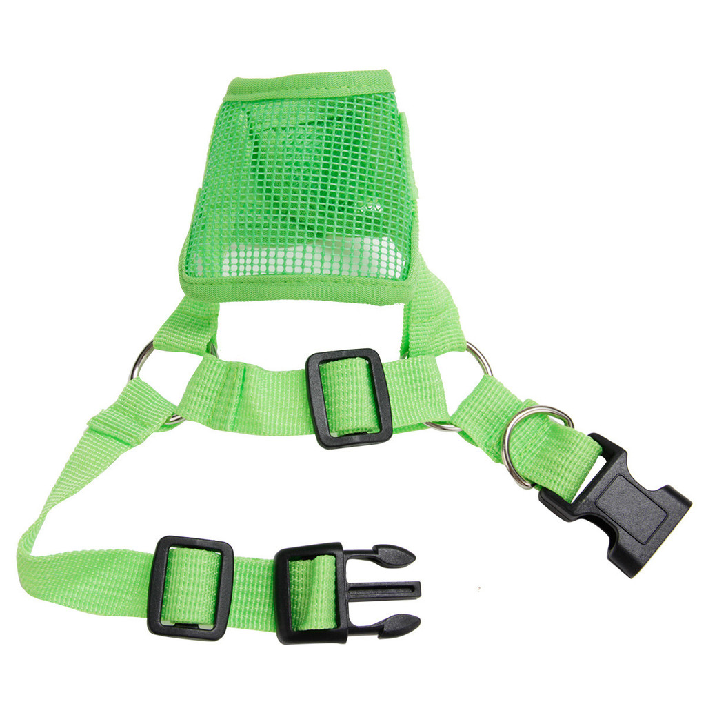 Second-Generation Dog Muzzle Anti-Break-Off Anti-Falling Grid Muzzle Pet Supplies อัพเกรด 10.25