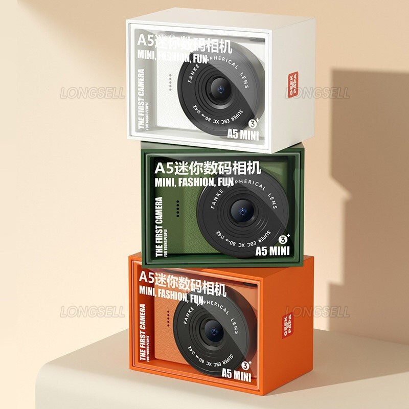 Mini HD Kid Digital Camera Fun Camcorder Takes Pictures And Videos Toy Camera Christmas Gift Birthda