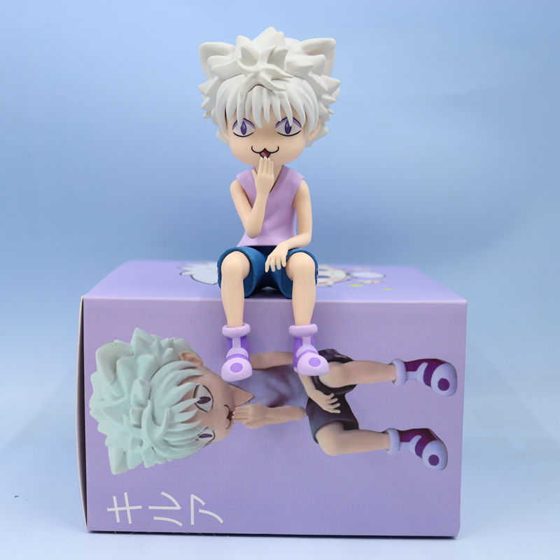 Hunter Anime Fulis Killua Cat Face Killua Leorio Kurapika Hisoka Trendy Figure Ornaments Toy