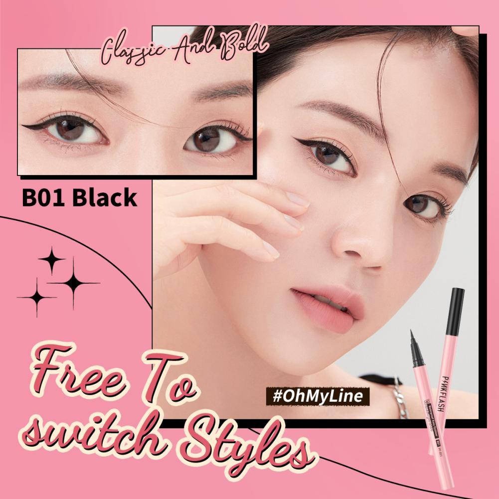 【6 ตัวเลือก】อายไลเนอร์ชนิดน้ำ Pinkflash แห้งเร็ว กันน้ำ ติดทนนาน – Pinkflash Waterproof Easy Eyeliner 30g WAVETH ราคา ถูกที่สุด ดีลบีเคเค แกลเลอรีภาพที่ 6