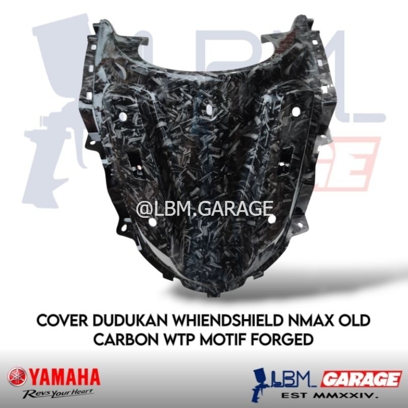 ฝาครอบกระจกหน้ารถ Nmax old Carbon WTP Forged Motif