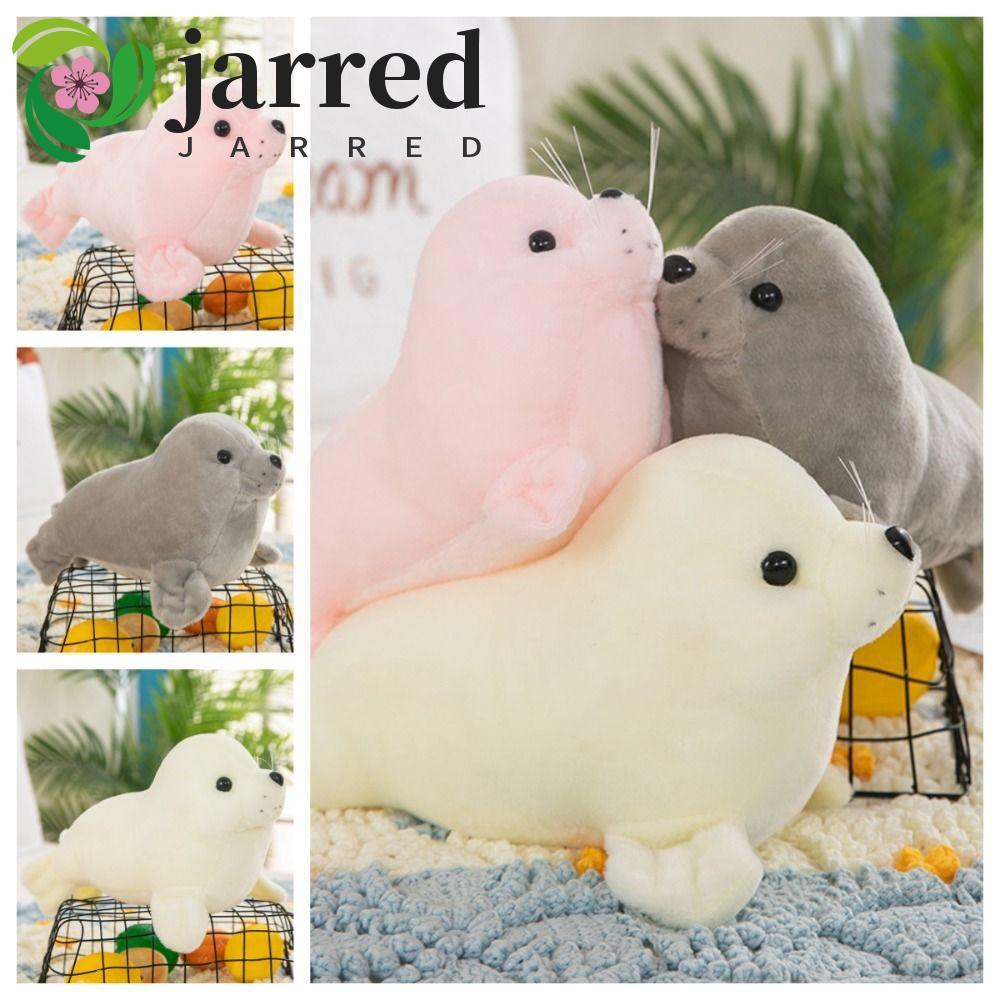 JARRED Seal ตุ๊กตาตุ๊กตา,สัตว์หมอน Fluffy Seal Plush ตุ๊กตาของเล่น,แฟชั่น Plushy น่ารัก Soft Sea Lio