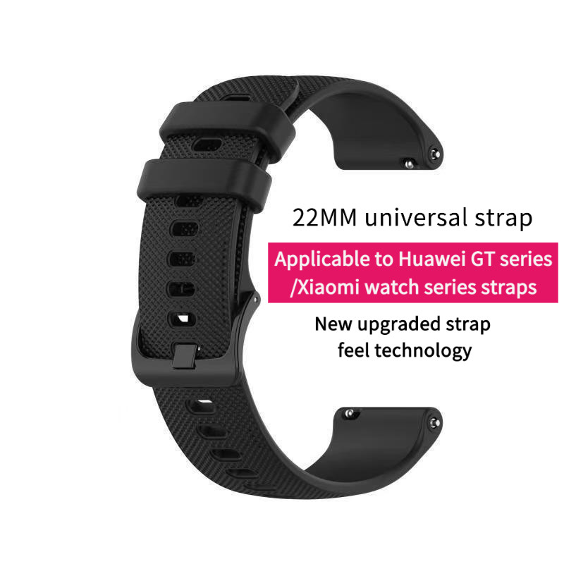 เหมาะสําหรับ Huawei GT Series/Xiaomi Watch Series/Redmi Watch Silicone 22MM Replacement Strap
