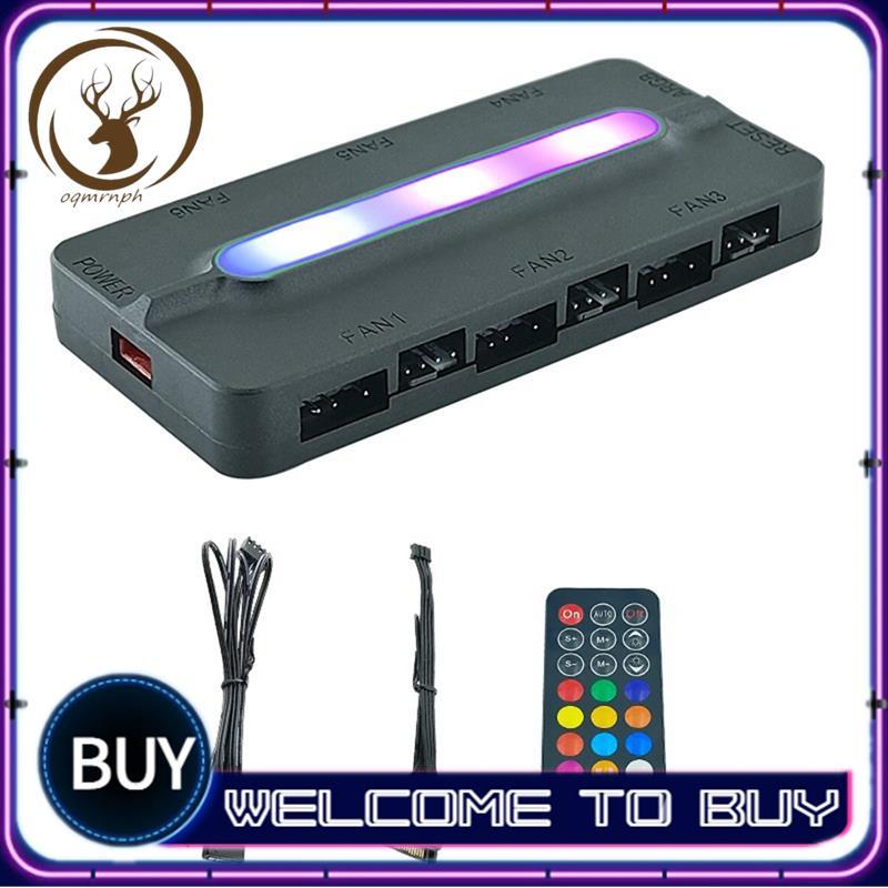 ARGB Controller 5V/3Pin ARGB 4Pin พัดลม PWM HUB PWM ARGB พัดลม Hub ARGB Hub Splitter สําหรับคอมพิวเต