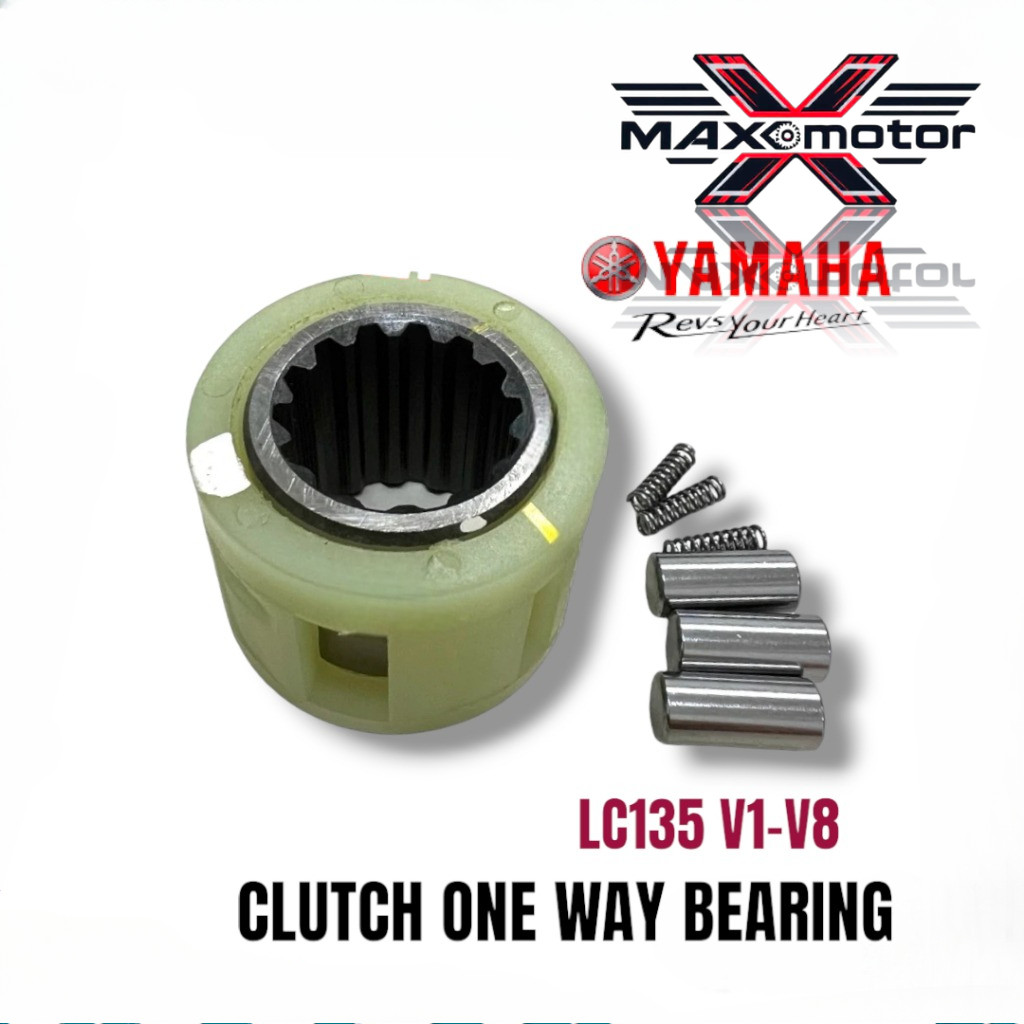 COMBO 4 IN 1 YAMAHA LC135 135LC V1 - V8 135LC FI AUTO CLUTCH HOUSING AUTO CLUTCH SHOE CLUTCH PLATE C