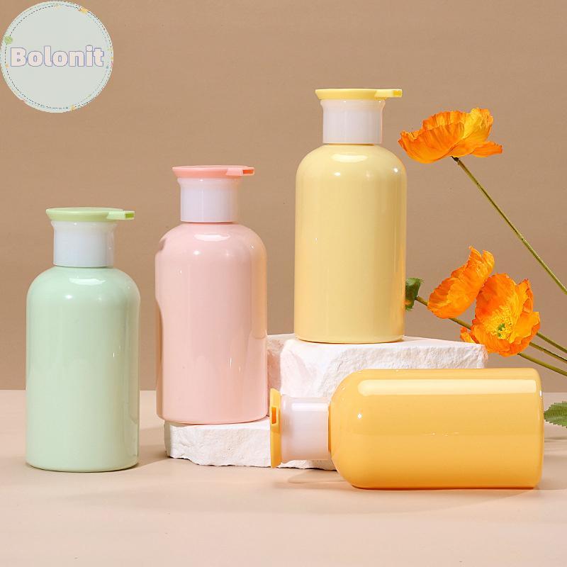 Bolonit 300ml พลาสติกปั๊มโลชั่นแชมพูขวด High-End เครื่องสําอางขวดรีฟิลกล่องเก็บห้องน้ํา TH