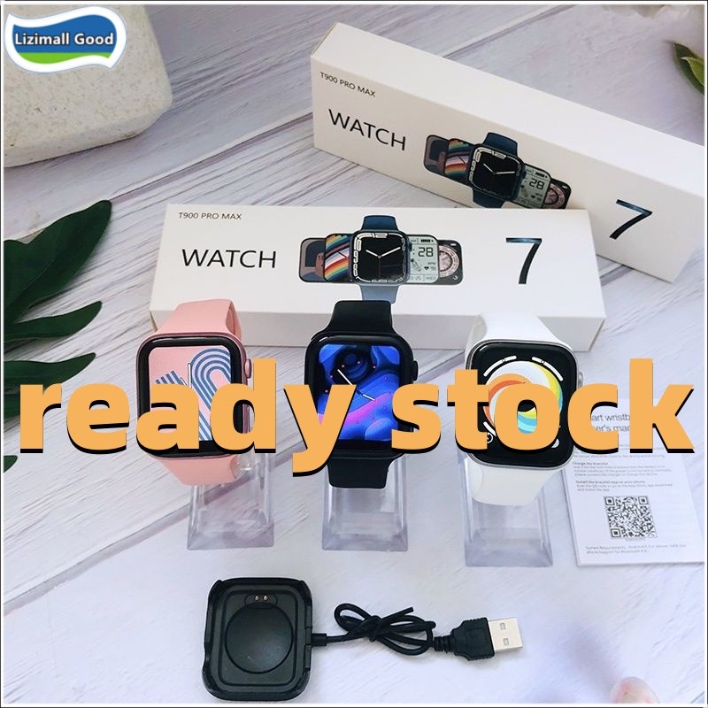 YA2 T900 Pro MAX สมาร์ทวอทช์ Sleep Heart Rate Monitor Multi Dial Bluetooth Call ผู้ชายผู้หญิงนาฬิกา