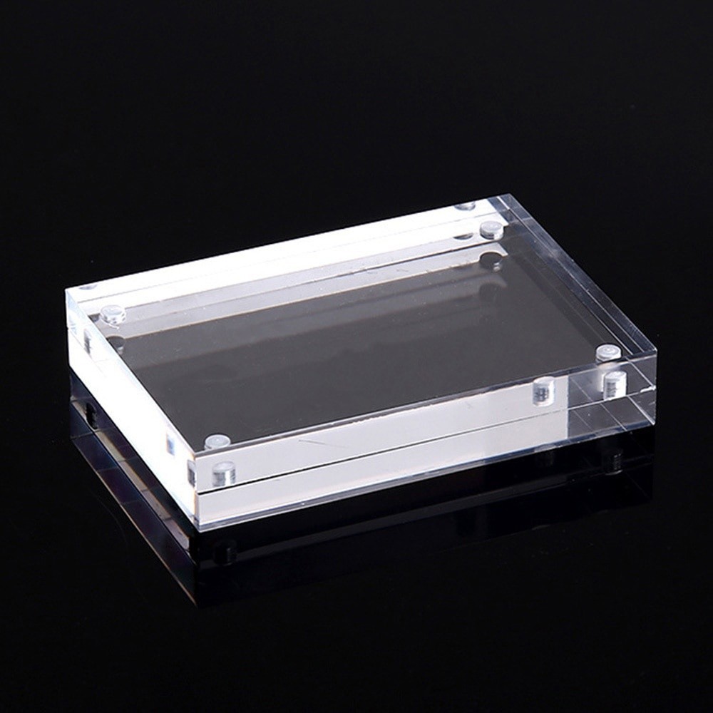 จัดส่งภายใน 8✨ กรอบรูปอะครีลิค แม่เหล็ก | ปลอดสารพิษ 10+10mm หนา ใส สำหรับวางกรอบรูป - รูปที่ 7