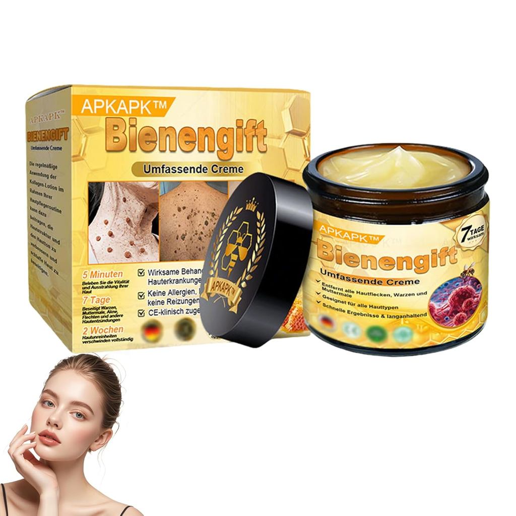APKAPK Bee Venom Comprehensive Cream, Bee Venom Treatment Cream, Bee Venom Skin Repair Cream, Bee Ve