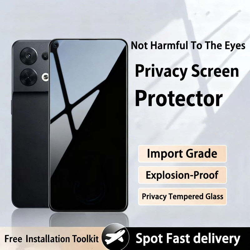 ฟิล์มกันแอบมอง ฟิล์มกันเสือก ฟิล์มกระจก OPPO A95 A94 A93 A92 A77 A77s A74 A57 A55 A54 A53 A52 A33 A3