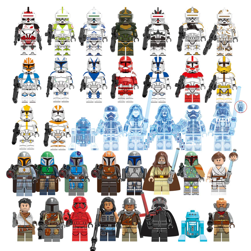 เลโก้ Star Wars Darth Vader Holographic Stormtrooper Palpatine Minifigure thumbnail 3
