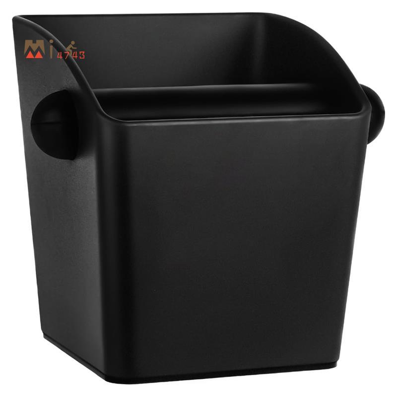 Mi4743iEspresso Knock Box Square High Side Wall Splash Protection Design Knock Box Shock Absorbing N