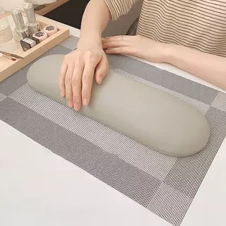[ TH Fashion ] 1 PC Nail Art Mat Beauty Makeup Hand Pvc Pad Gorgeous Nail Professional Salon Tools Nail Practice ลูกค้า Pad สําหรับผู้หญิง