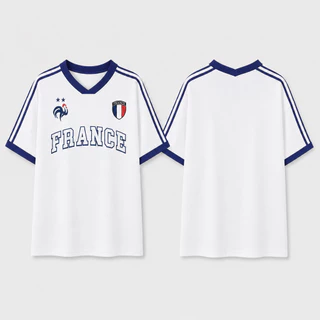 เสื้อบอลแฟชั่น Oversize ผู้หญิง/ผู้ชาย ใส่สบาย ทรงหลวม สไตล์สตรีท ลาย Brazil มี 4 แบบ ไซส์ XS-6XL