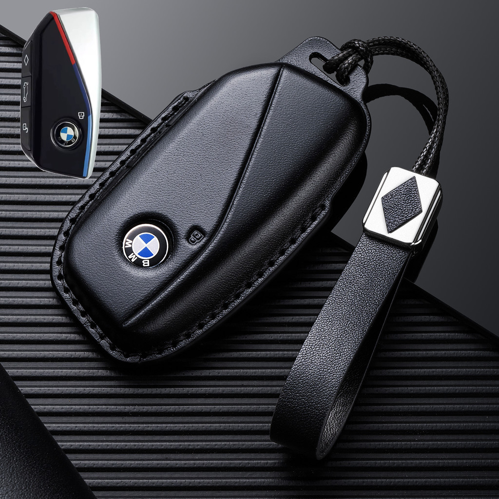 2026 BMW 5 Series Key Case 530Li ของแท้หนัง 525 เฉพาะ i5 รถกรณี i5M60 ป้องกันหัวเข็มขัด M5 กรณี