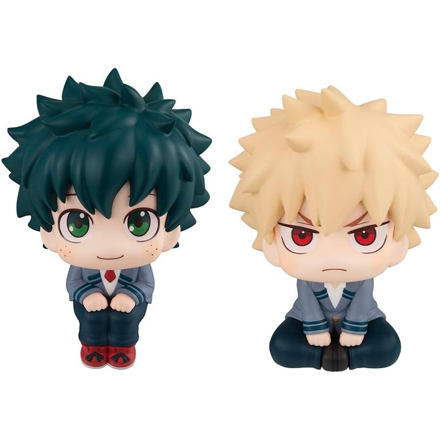 YLQANONG MHA Midoriya Izuku Look Up Figures Bakugo อะนิเมะรูปรูปปั้น MHA อะนิเมะ Action Figurine 10 