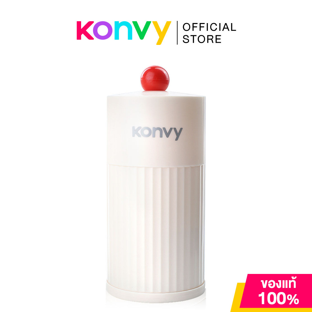 Konvy Elevating Makeup Brush Holder #White คอนวี่ กล่องเก็บแปรงแต่งหน้า สีขาว.