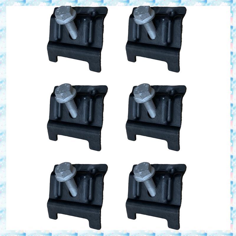 [RQMU] 6X 1J0803219 ขายึดแบตเตอรี่ยึดลงแคลมป์สําหรับ CC 6R Golf MK4 MK5 B6 Q3