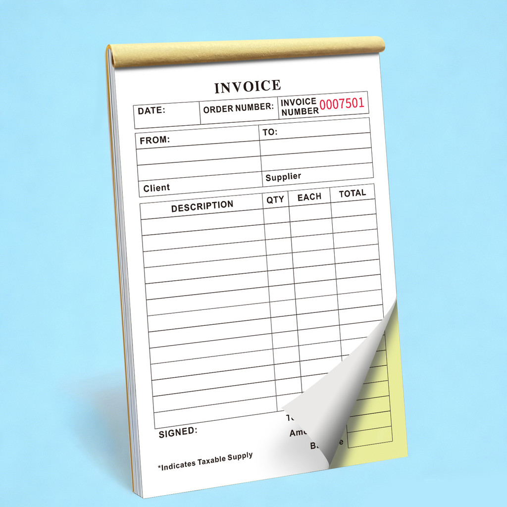 ส่งเฉพาะหมายเหตุธุรกิจหนังสือสั่งซื้อสองส่วนรูปแบบ INVOICE INVOICE Co-Order Delivery Book CIJB