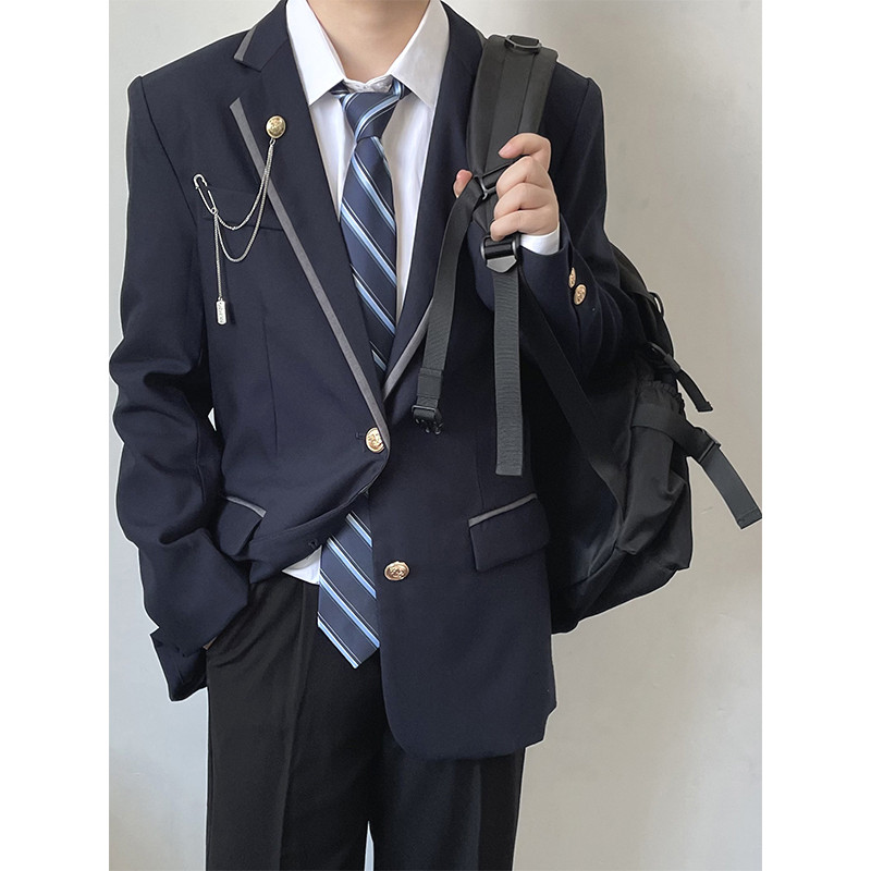 Niche Original Japanese Suit Preppy Style Campus DKJK Suit Jacket Uniform Class Uniform School Suppl