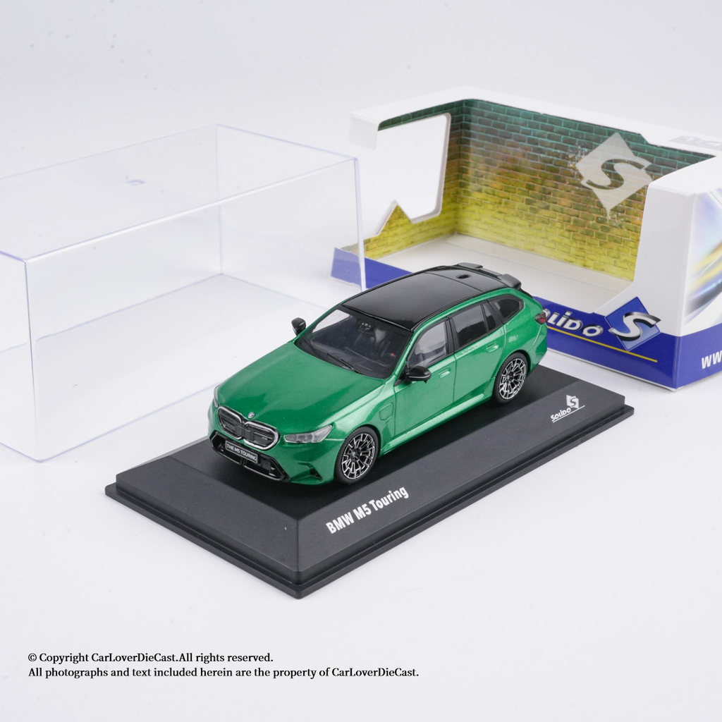 Solido 1: 43 BMW M5 TOURING 2024 BMW M5 Watt Tank Travel Alloy Car Model