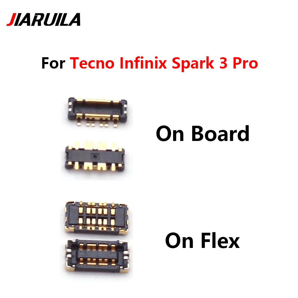 1-5pcs แบตเตอรี่ FPC ปลั๊กตัวเชื่อมต่อ Flex สําหรับ Tecno Infinix Spark 3 Pro KB8 4 KC8 KC2 KC2j KB7