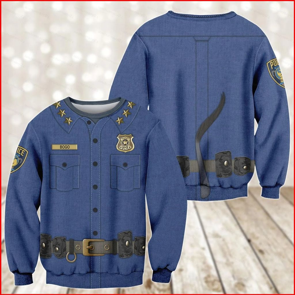 DC2 Chief Bogo เครื่องแต่งกาย Disney Zootopia 2 Judy คอสเพลย์เครื่องแต่งกาย Animal Kingdom Hoodie